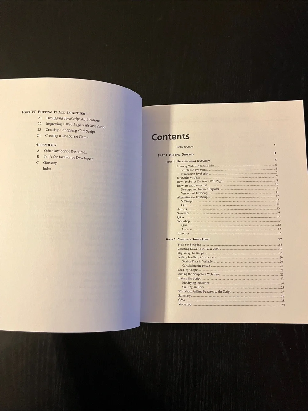 Sams Teach Yourself JavaScript 1.3 in 24 Hours Book Michael Moncur